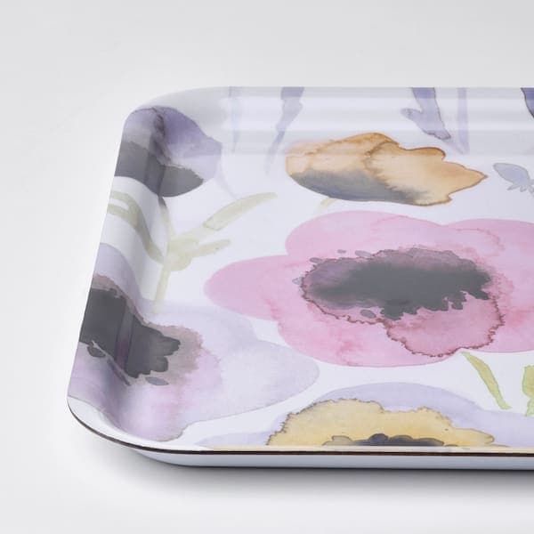 سینی مربع طرحدار ایکیا SOMMARFLOX — تصویر ۲