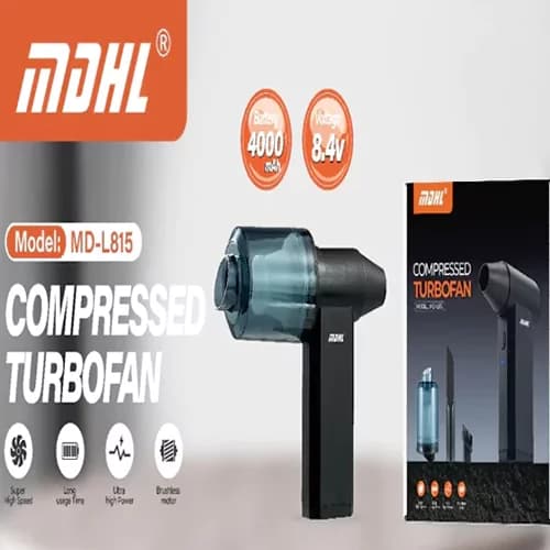 جت فن شارژی 2 حالته دمنده مکنده MDHL MD-L815 اصل — تصویر ۴