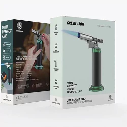 فندک اتمی ضد باد گرین لاین Green Lion Jet Flame Pro Windproof Lighter — تصویر ۲