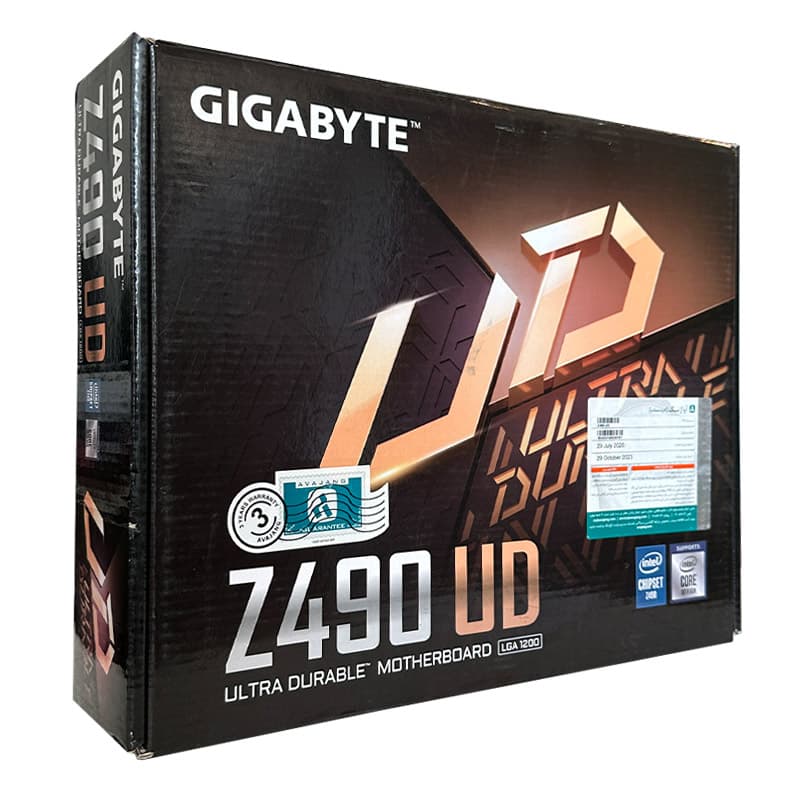 باندل مادربرد گیگابایت GIGABYTE Z490 UD + i7 10700K استوک در حد نو — تصویر ۵