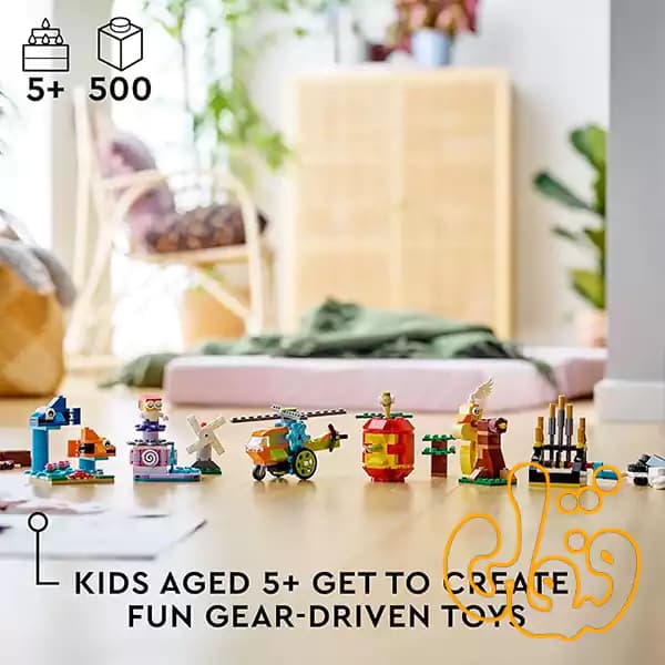 ساختنی لگو کلاسیک آجر و قطعات متنوع LEGO Classic Bricks and Functions 11019 — تصویر ۵