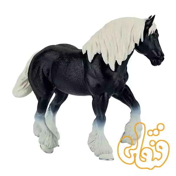 فیگور اسب کلایددیل سیاه موجو Black Clydesdale Horse 381083 — تصویر ۴