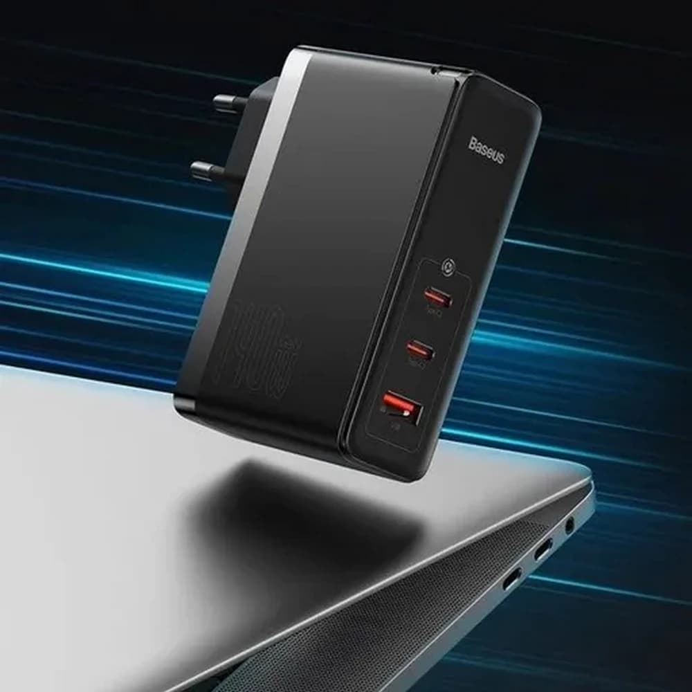 شارژر دیواری 140وات باسئوس مدل Baseus GaN5 Pro Fast Charger 2C+U 140W EU CCGP10020 با گارانتی 24 ماهه شرکتی — تصویر ۵