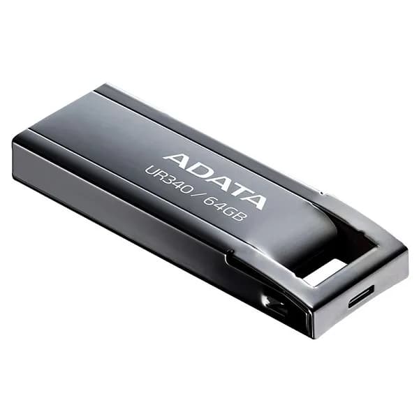 فلش مموری ای دیتا مدل UR340 USB 3.2 ظرفیت 64 گیگابایت گارانتی شرکتی — تصویر ۳