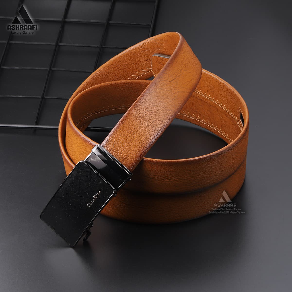 کمربند مردانه چرمی Ciezun Kisoer Leather Ratchet Belt BL149 — تصویر ۲
