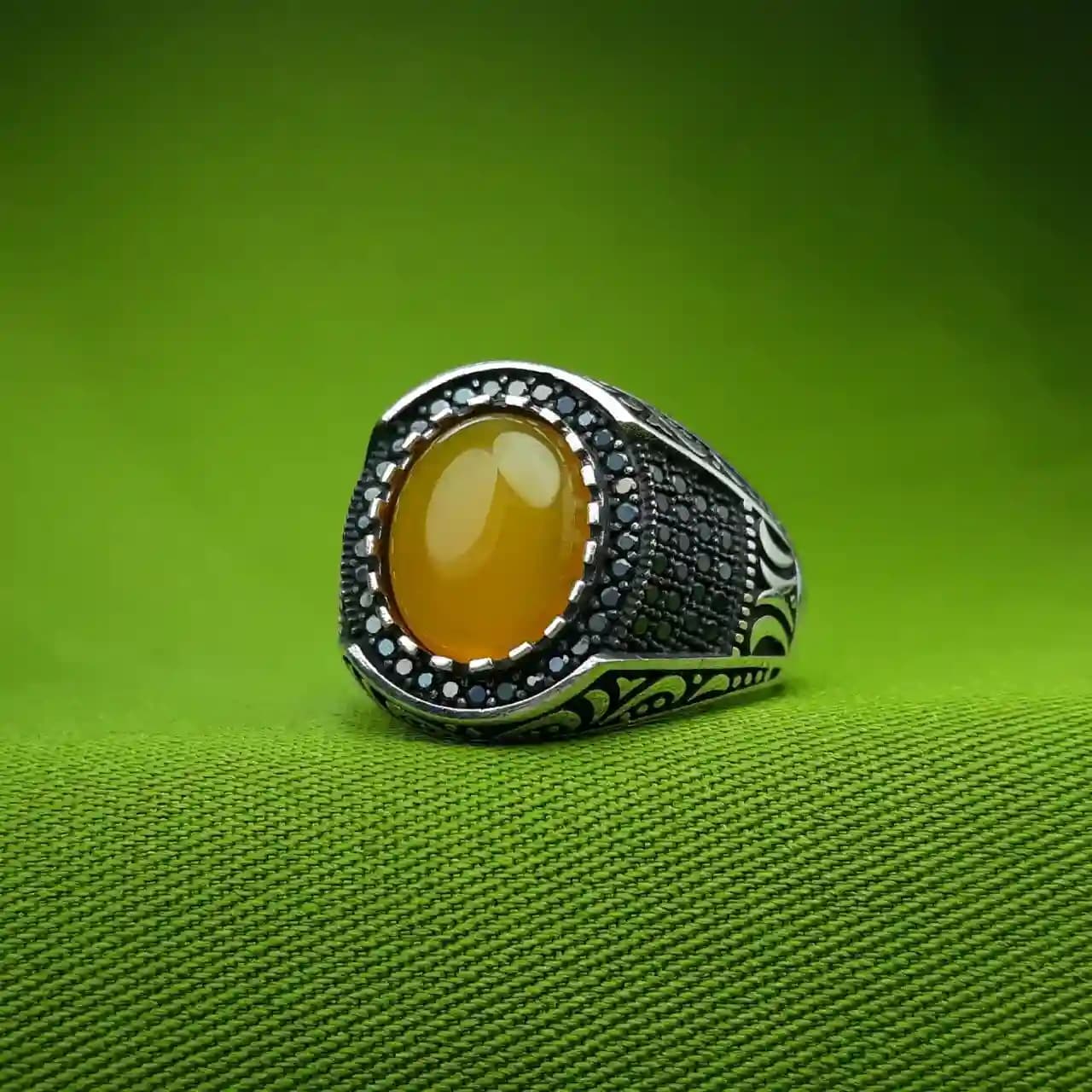 انگشتر شرف الشمس مردانه 02 کد 219