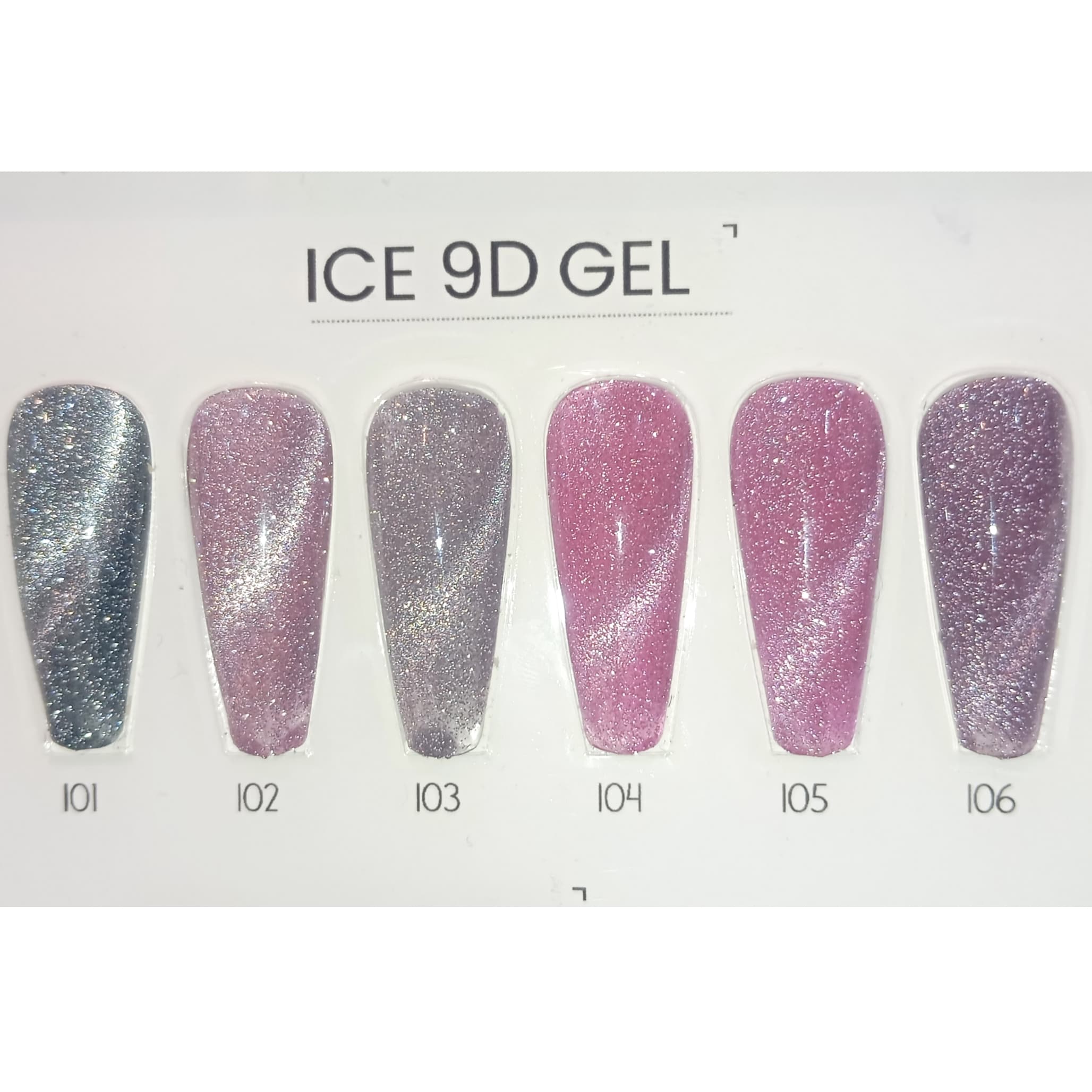ژل لاک آیس 9 بعدی اکلیسی Eclissi Ice 9D Gel I06 — تصویر ۳