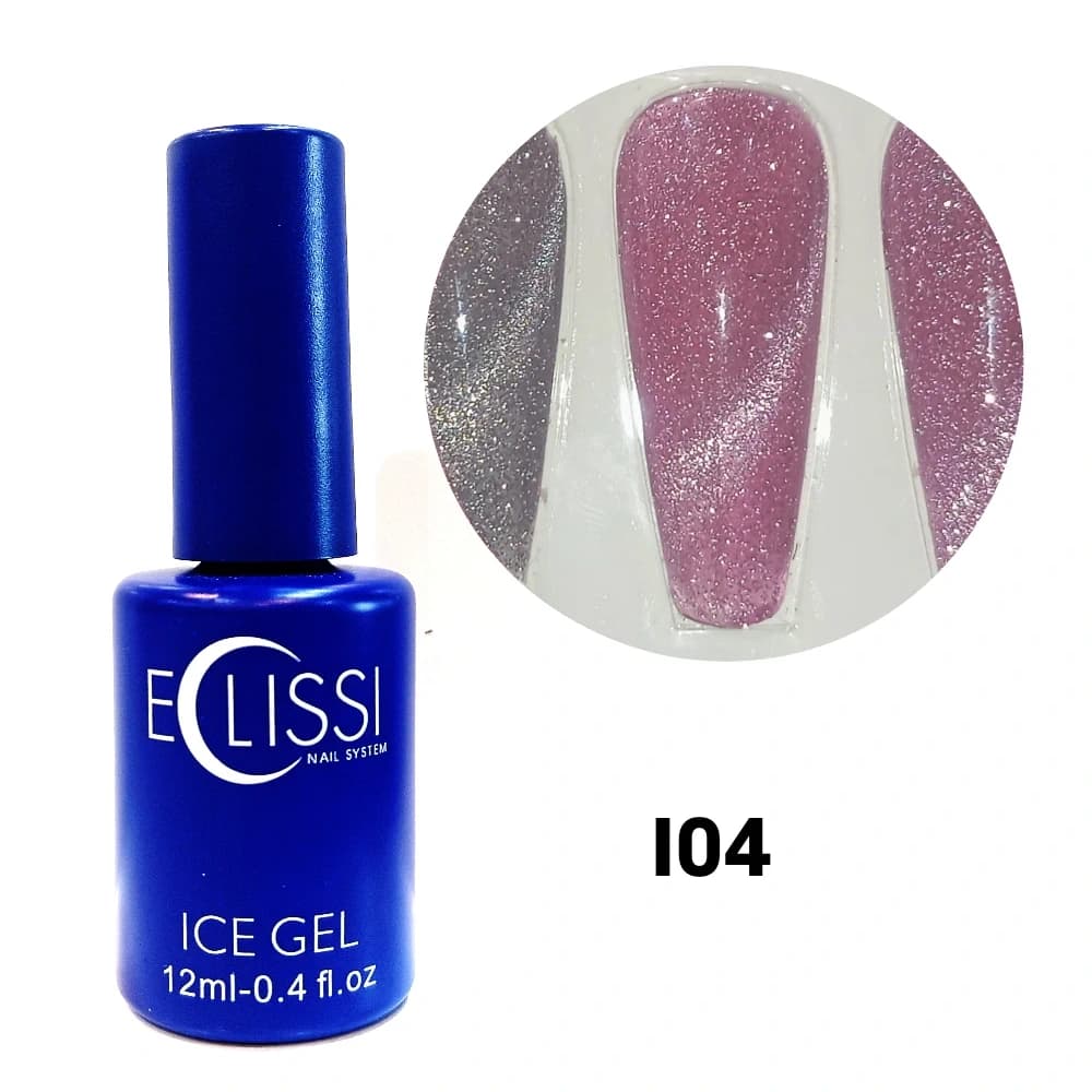 ژل لاک آیس 9 بعدی اکلیسی Eclissi Ice 9D Gel I04