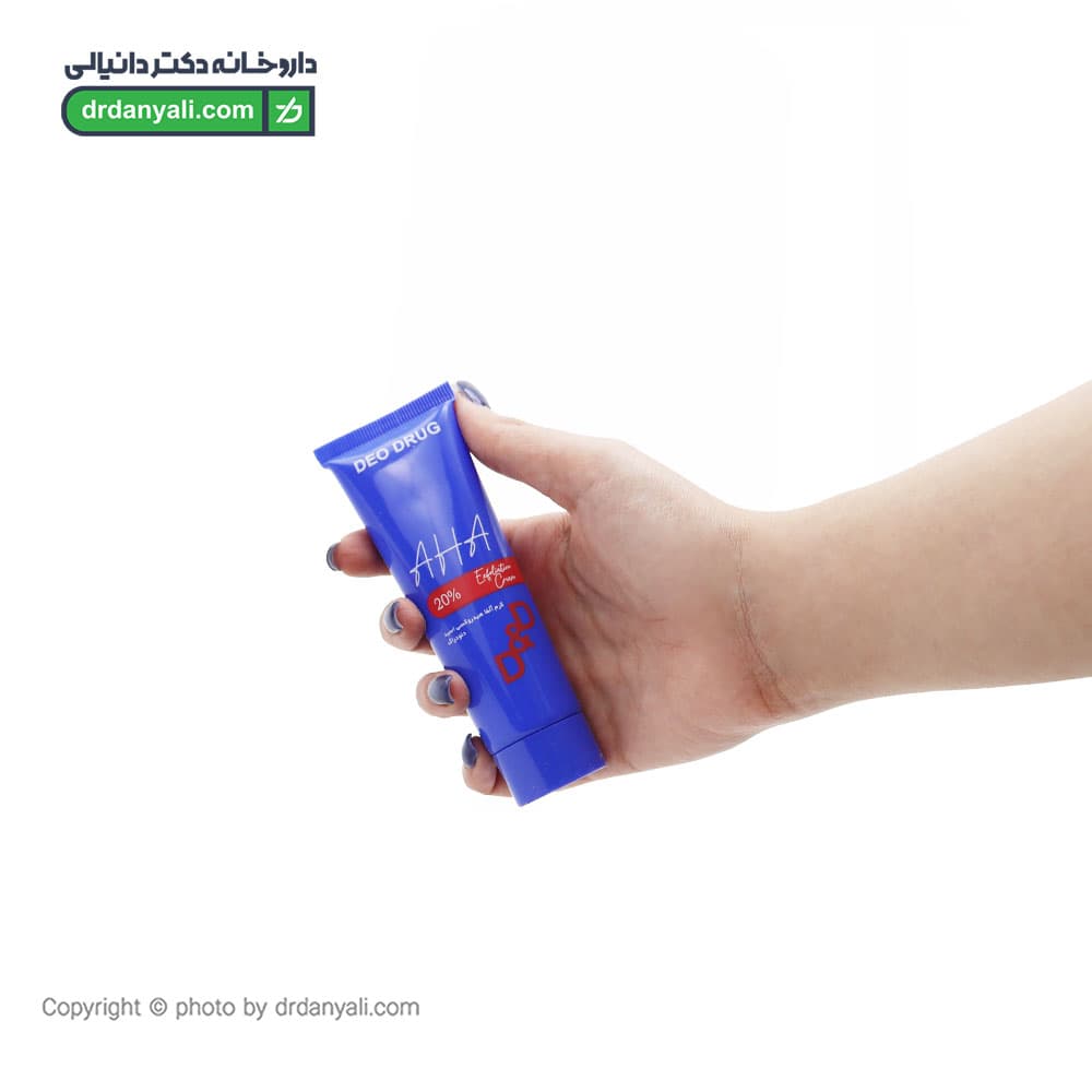 کرم آلفا هیدروکسی اسید 20% دئودراگ 45 میلی لیتر — تصویر ۲