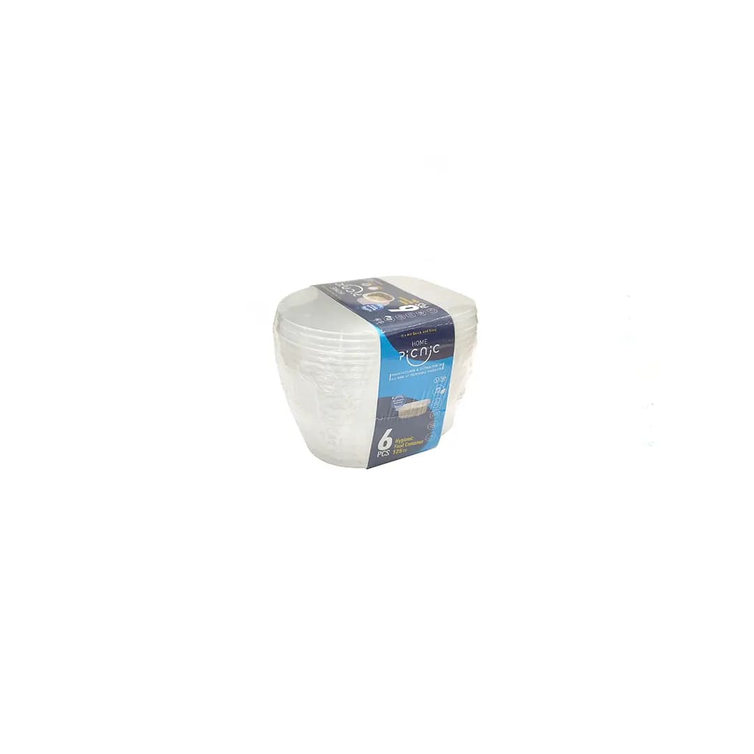 ظرف ماکروویوی 125cc بسته 6 عددی – پیکنیک هوم — تصویر ۲