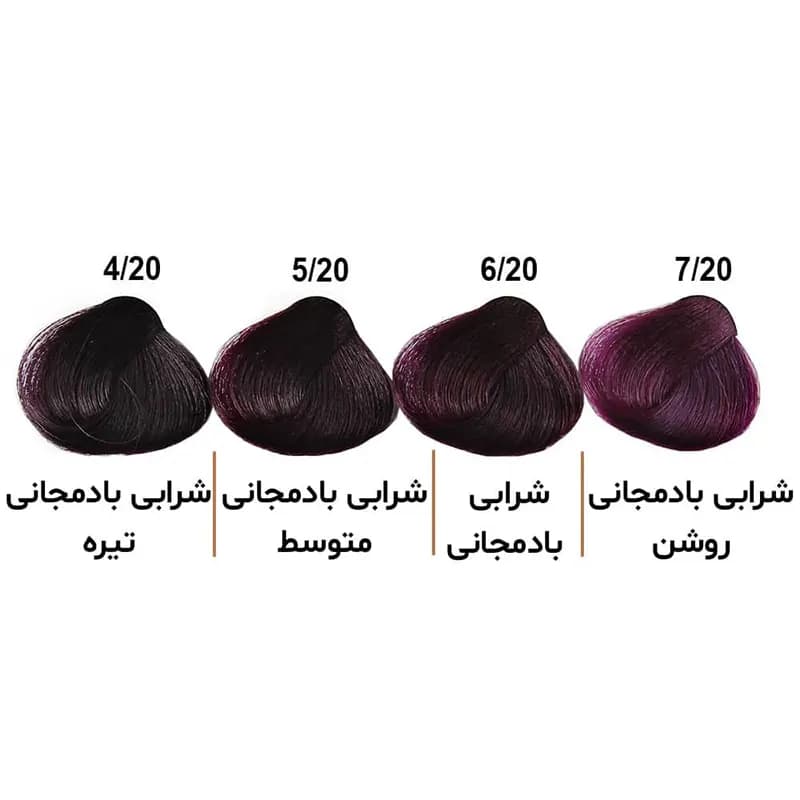 رنگ مو الوکسین Eloxin – سری شرابی حجم ۱۲۰ میل — تصویر ۳