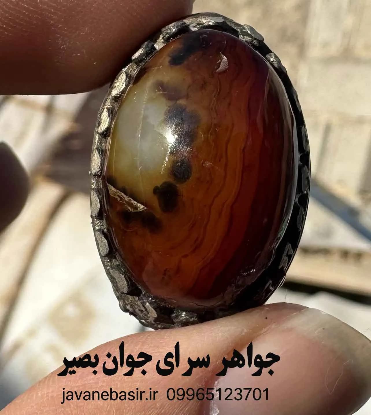 انگشتر سلیمانی اصل | نگین با تصاویر و نفرات طبیعی