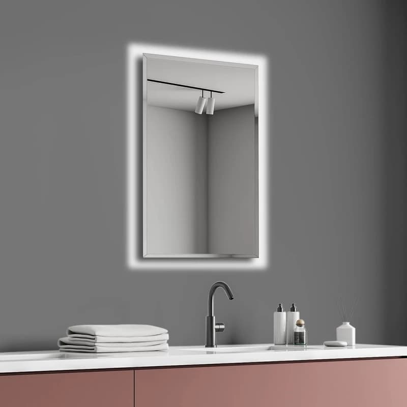 آینه بک لایت سرویس بهداشتی دلفین مدل N-T-706