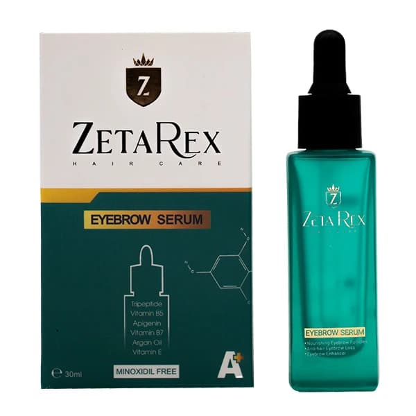 سرم تقویت ابرو زتارکس ZETAREX (سبز) حجم 15 میلی لیتر
