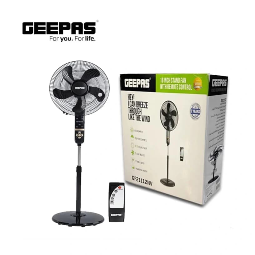 پنکه ایستاده ریموت دار جیپاس مدل GF21112NV — تصویر ۳