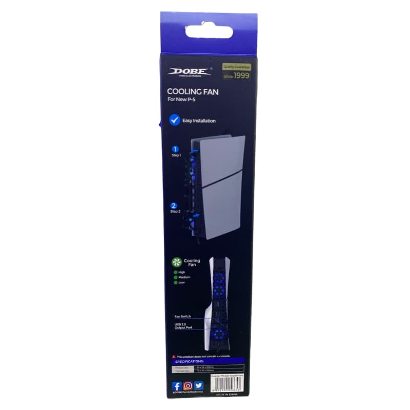 فن خنک کننده چراغ دار Dobe TP5-3538 سازگار با PS5 Slim — تصویر ۵