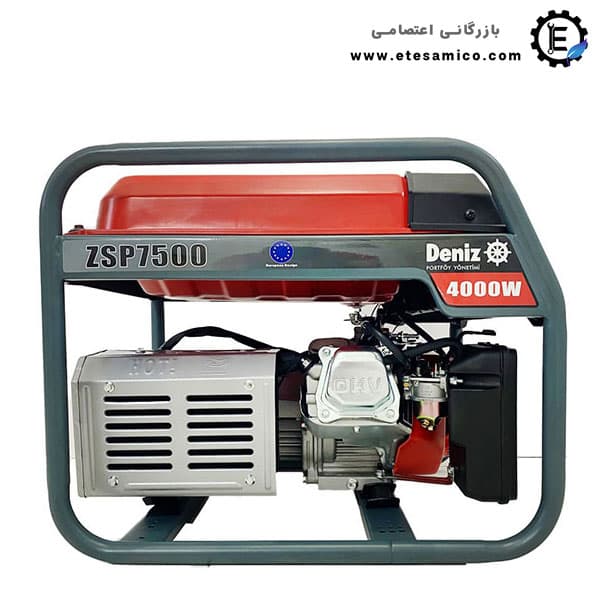 موتور برق دنیز 4 کیلووات بنزینی مدل ZSP7500 — تصویر ۲