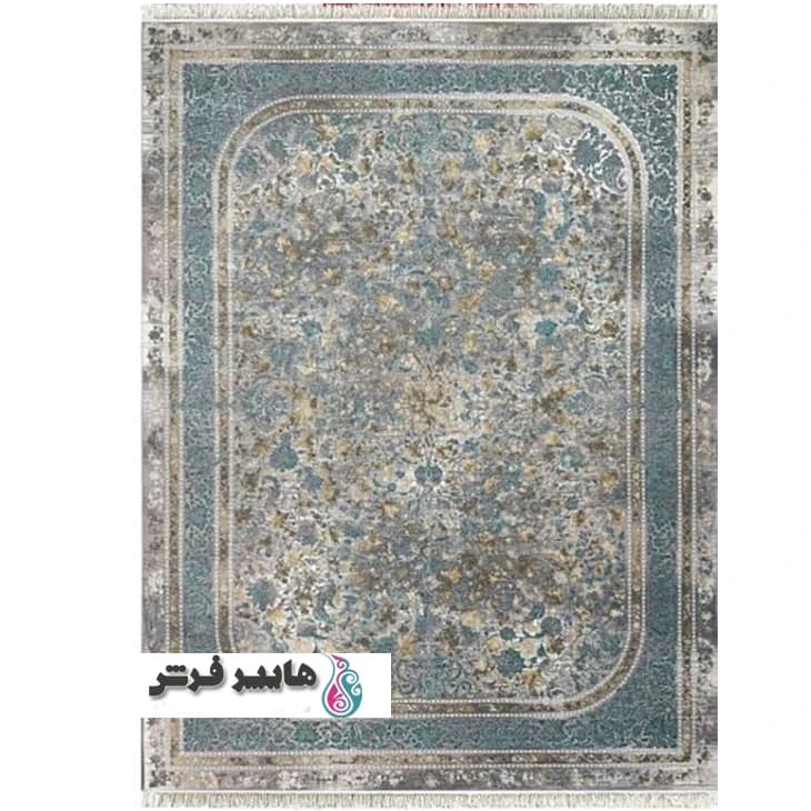 فرش الماس کویر افشان طرح محیا سیلور