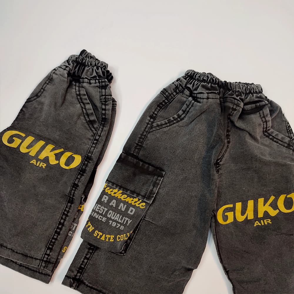 شلوارک تک جین دخترانه و پسرانه GUKO — تصویر ۲