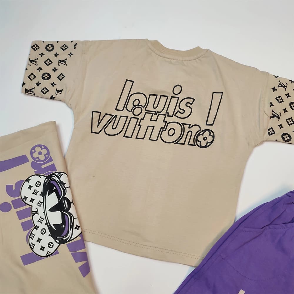 تیشرت شلوارک پسرانه و دخترانه مدل louis — تصویر ۲