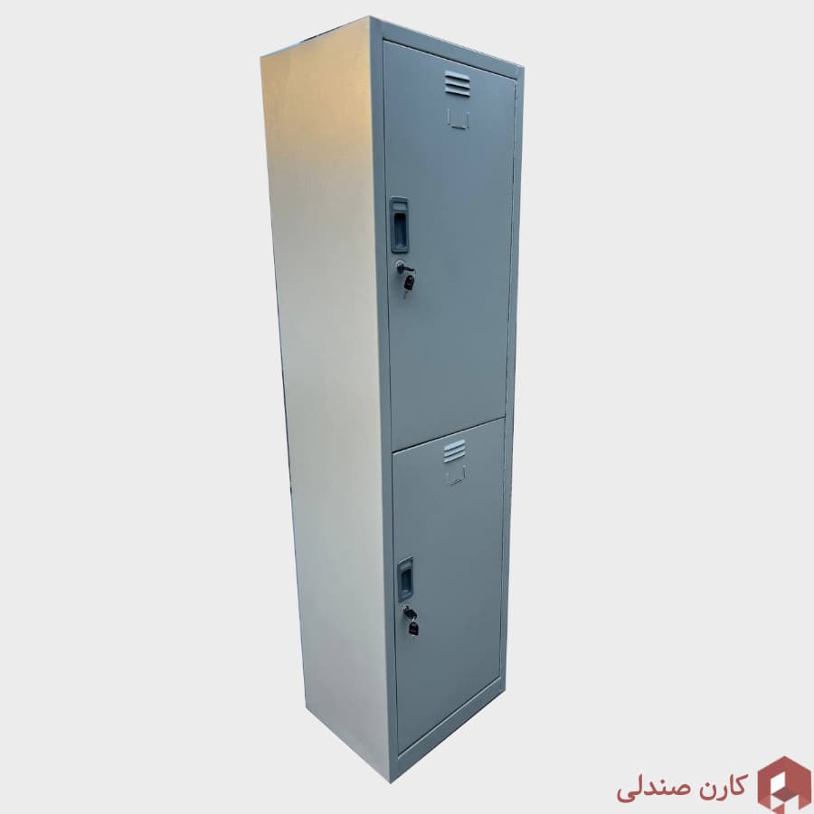 کمد فلزی دو درب روی هم — تصویر ۲