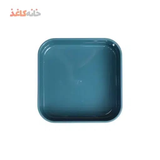 ظرف غذا مربع 1 طبقه انکیسا کد 101 رنگ ابی کبود — تصویر ۲