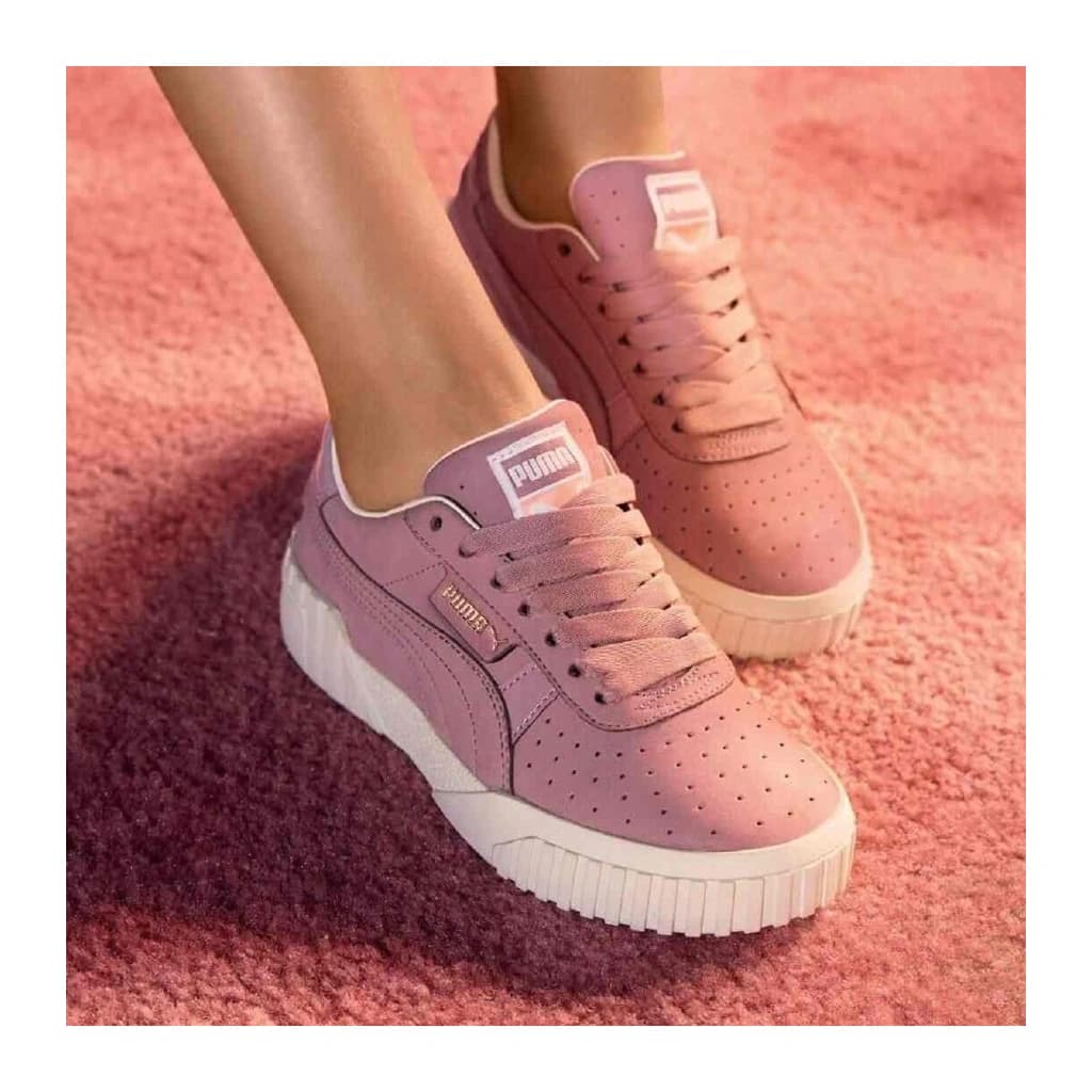 کفش روزمره زنانه پوما مدل Cali Nubuck | صورتی | سایز 38 — تصویر ۶
