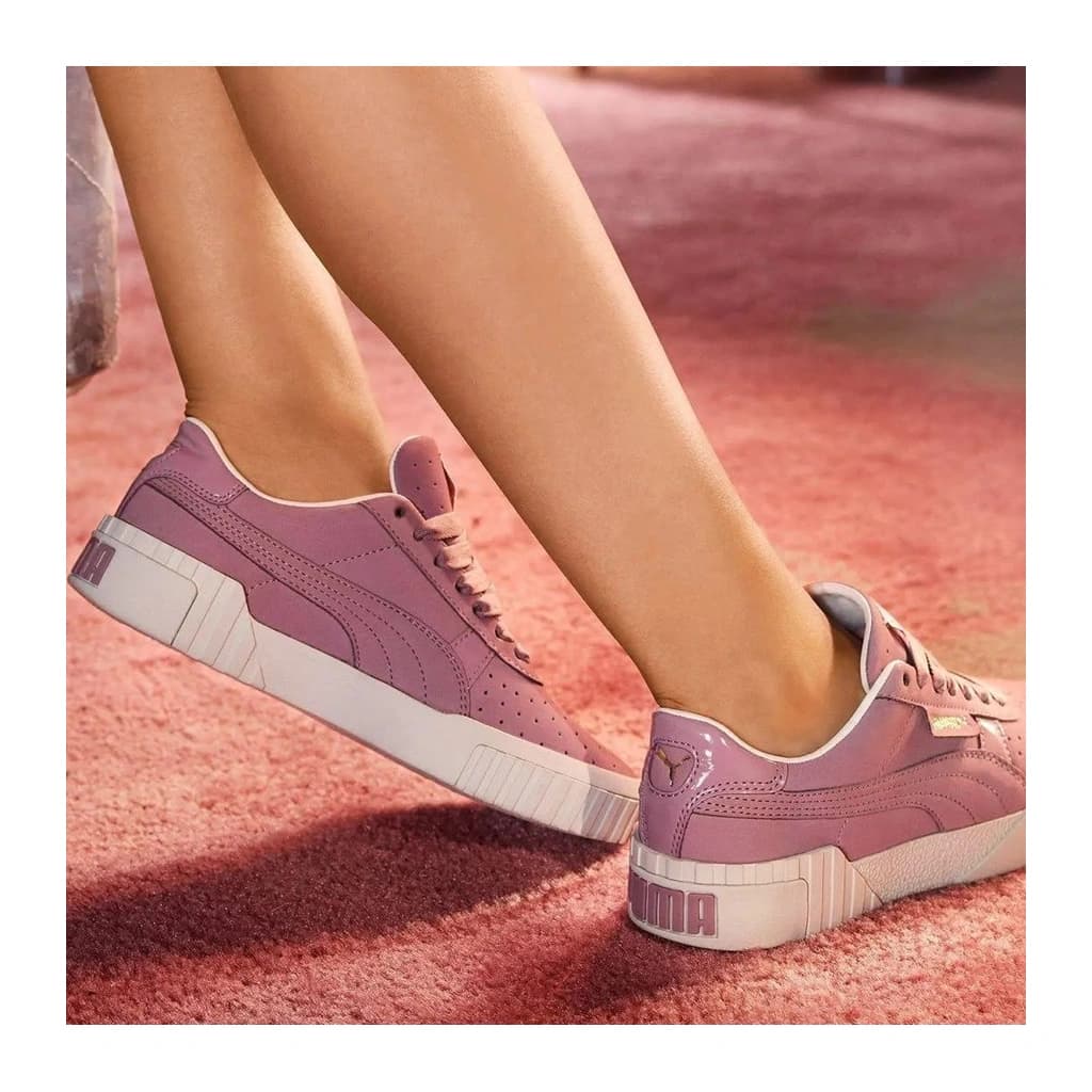 کفش روزمره زنانه پوما مدل Cali Nubuck | صورتی | سایز 38 — تصویر ۵