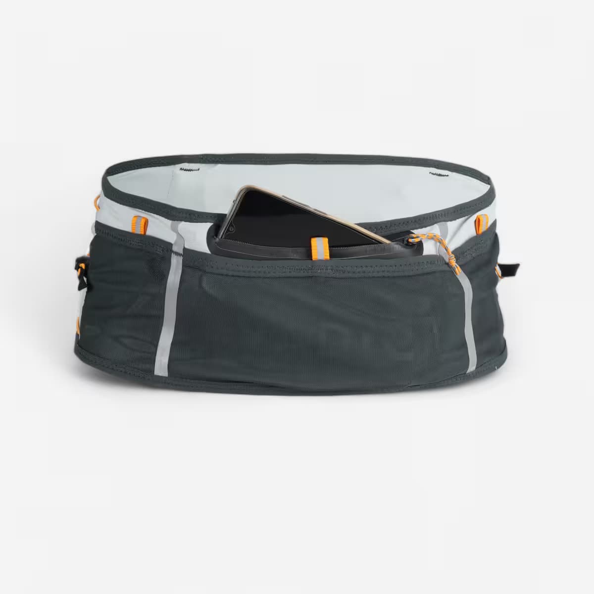 ✅ كمربند تريلرانينگ Kiprun Belt 900 – بزرگسال خاكستري مشكي مديوم/لارج — تصویر ۷
