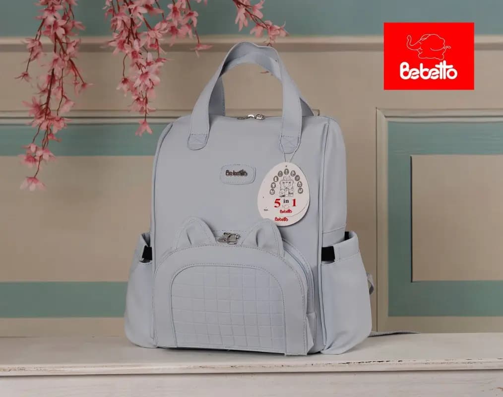 کوله پشتی لوازم کودک طرح گربه نانسی برند ببتو (Bebetto)