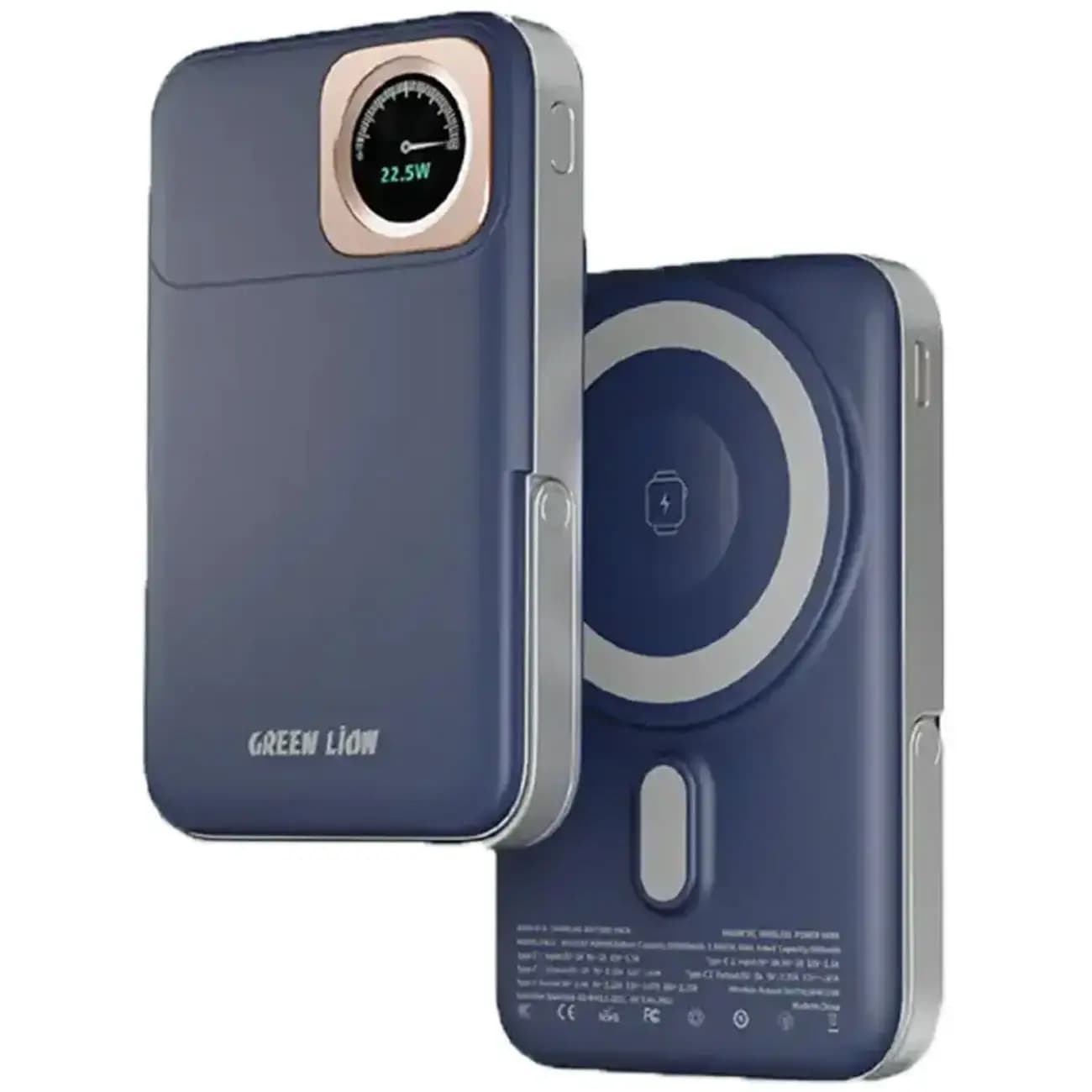 پاوربانک گرین لاین مدل Volt Gauge ظرفیت 10000mAh — تصویر ۲