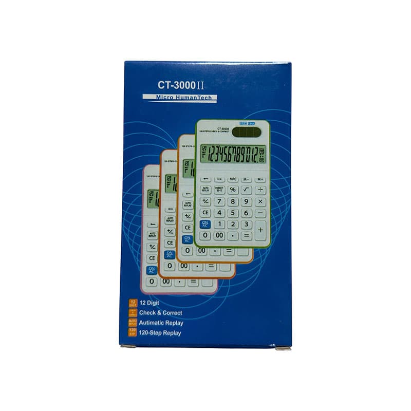 ماشین حساب سیتیزن کوچک مدل CT-3000II — تصویر ۲