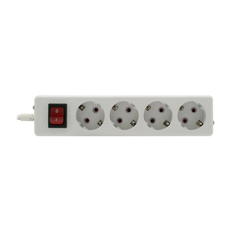 رابط چهارخانه برق فردان الکتریک ارت دار مغزی چینی کابل 5 متری
