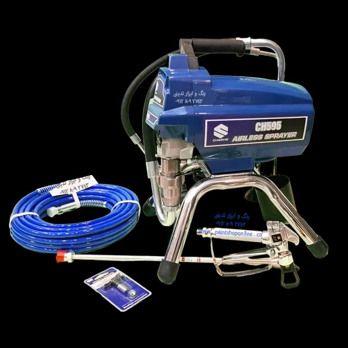 رنگ پاش ایرلس پیستونی CH595 ( طرح گراکو – 2500 وات ) — تصویر ۲