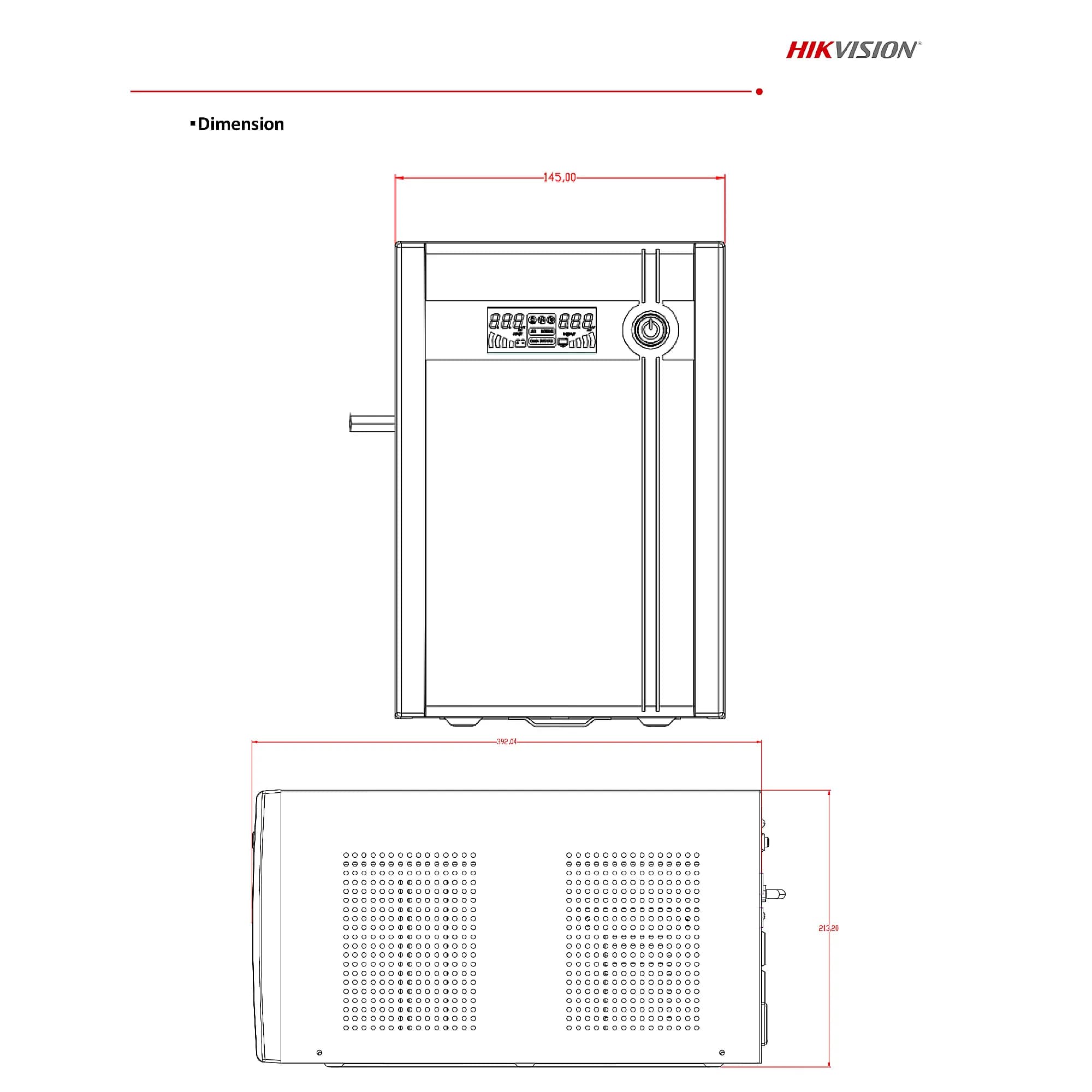 یو پی اس هایک ویژن DS-UPS3000 ظرفیت 3 کیلووات — تصویر ۲