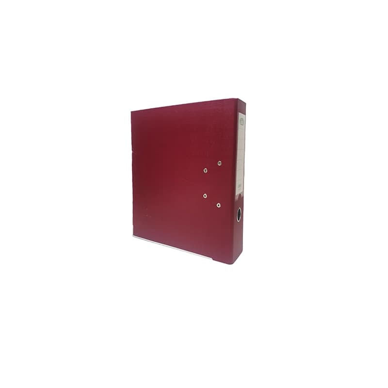 زونکن کتان زرشکی A4 ای گلد لبه فلزی دوحلقه 500 برگ