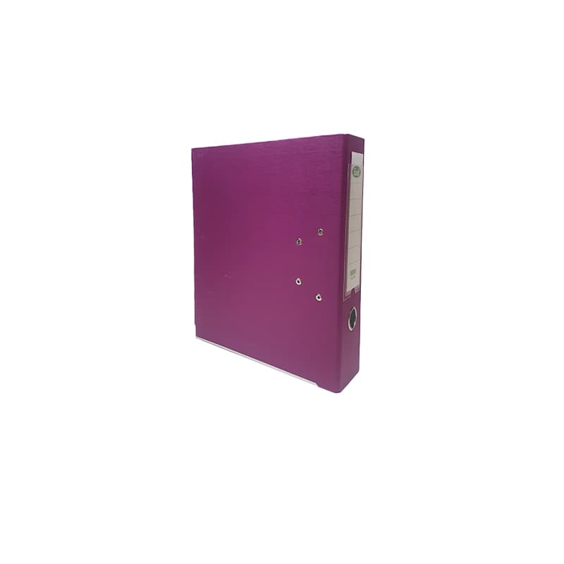 زونکن کتان ارغوانی A4 ای گلد لبه فلزی دوحلقه 500 برگ