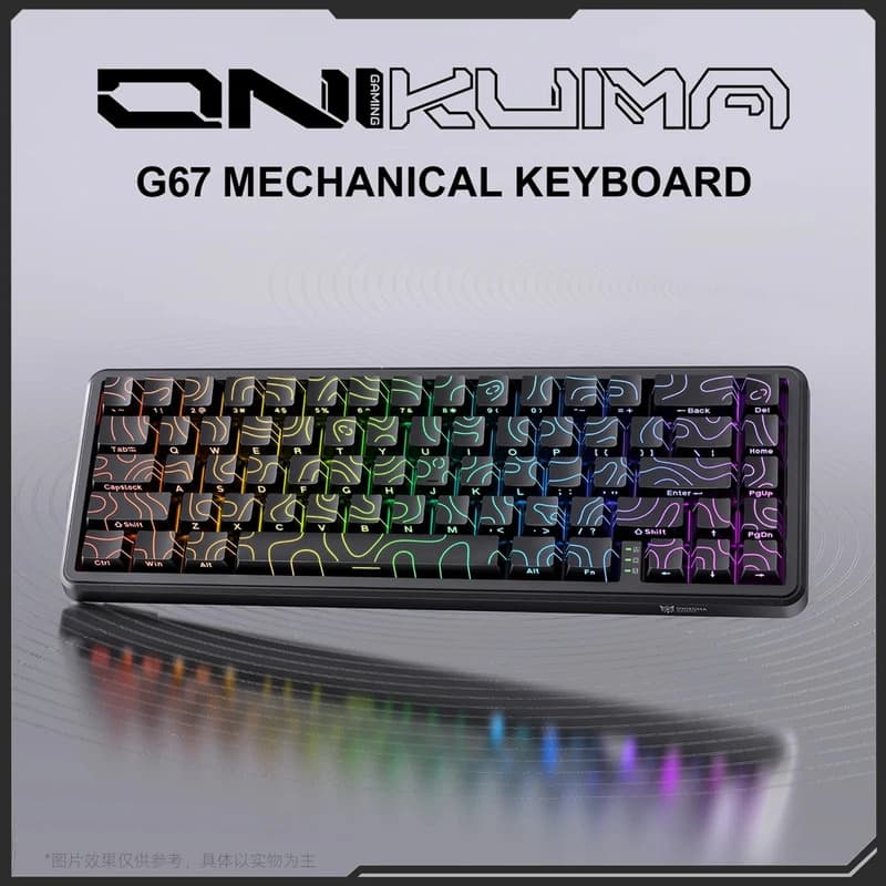 کیبورد گیمینگ مکانیکال ONIKUMA G67 RGB — تصویر ۶