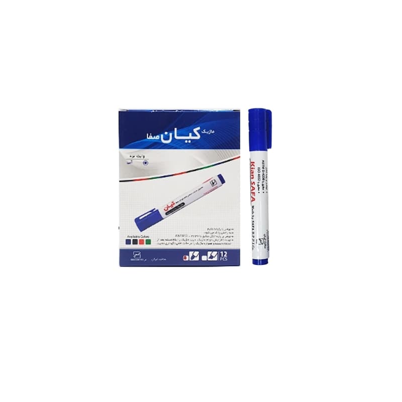 ماژیک آبی وایت برد کیان Ballpoint نوک گرد 0.5 میلیمتری — تصویر ۲