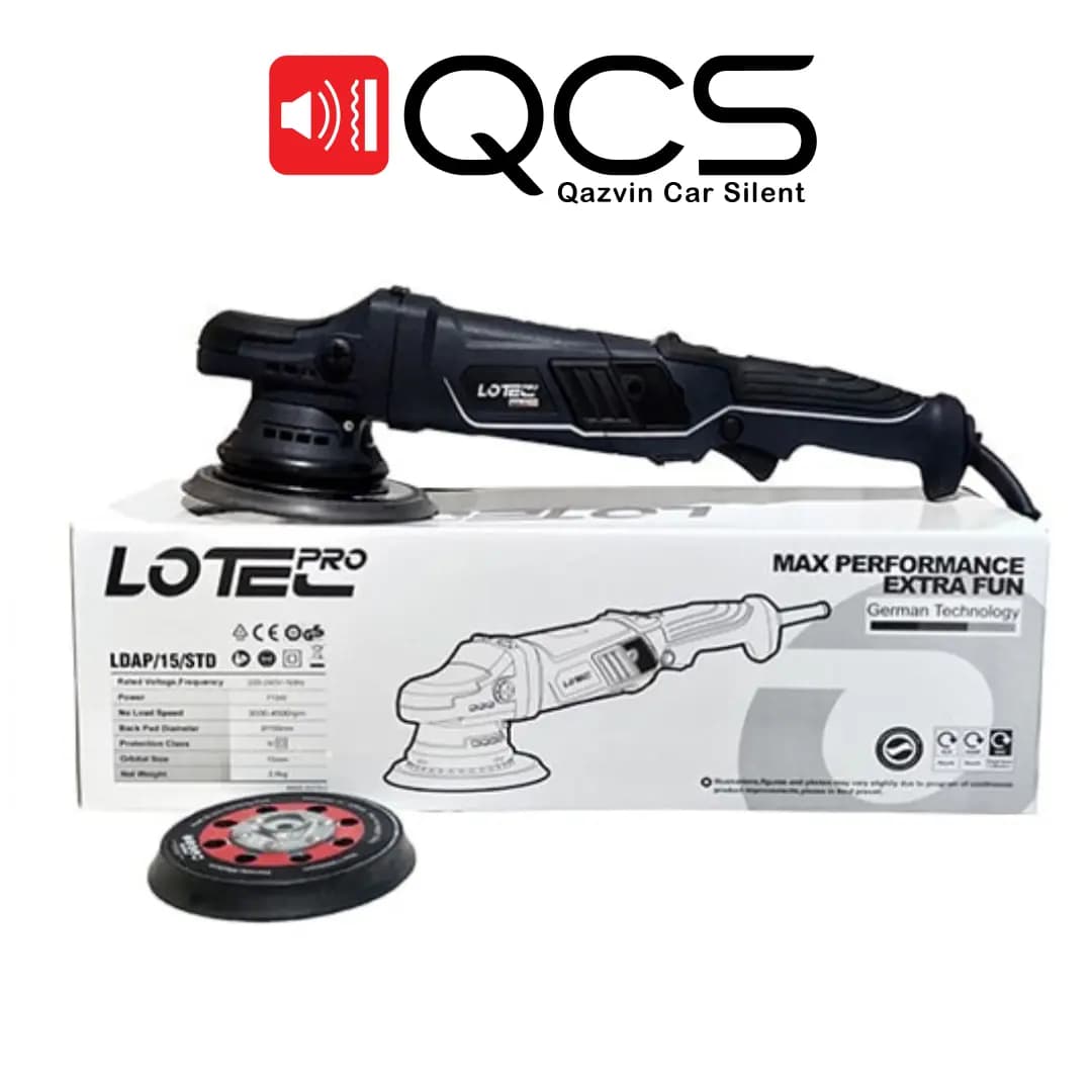 دستگاه پولیش اوربیتال لوتک پرو سایز 15 مدل LOTEC PRO LDAP/15/STD