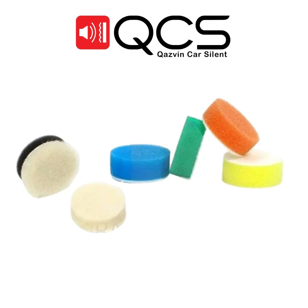 کیت 6 عددی پد پولیش مینیاتوری 50 میلی متری سورین بو مدل Surainbow Foam Buffing Mini Pad Set 2inches T017