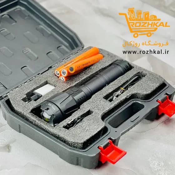 چراغ قوه اسمال سان مدل ZY-T260 لامپ P60 با قدرت نور و زوم بالا اورجینال — تصویر ۶