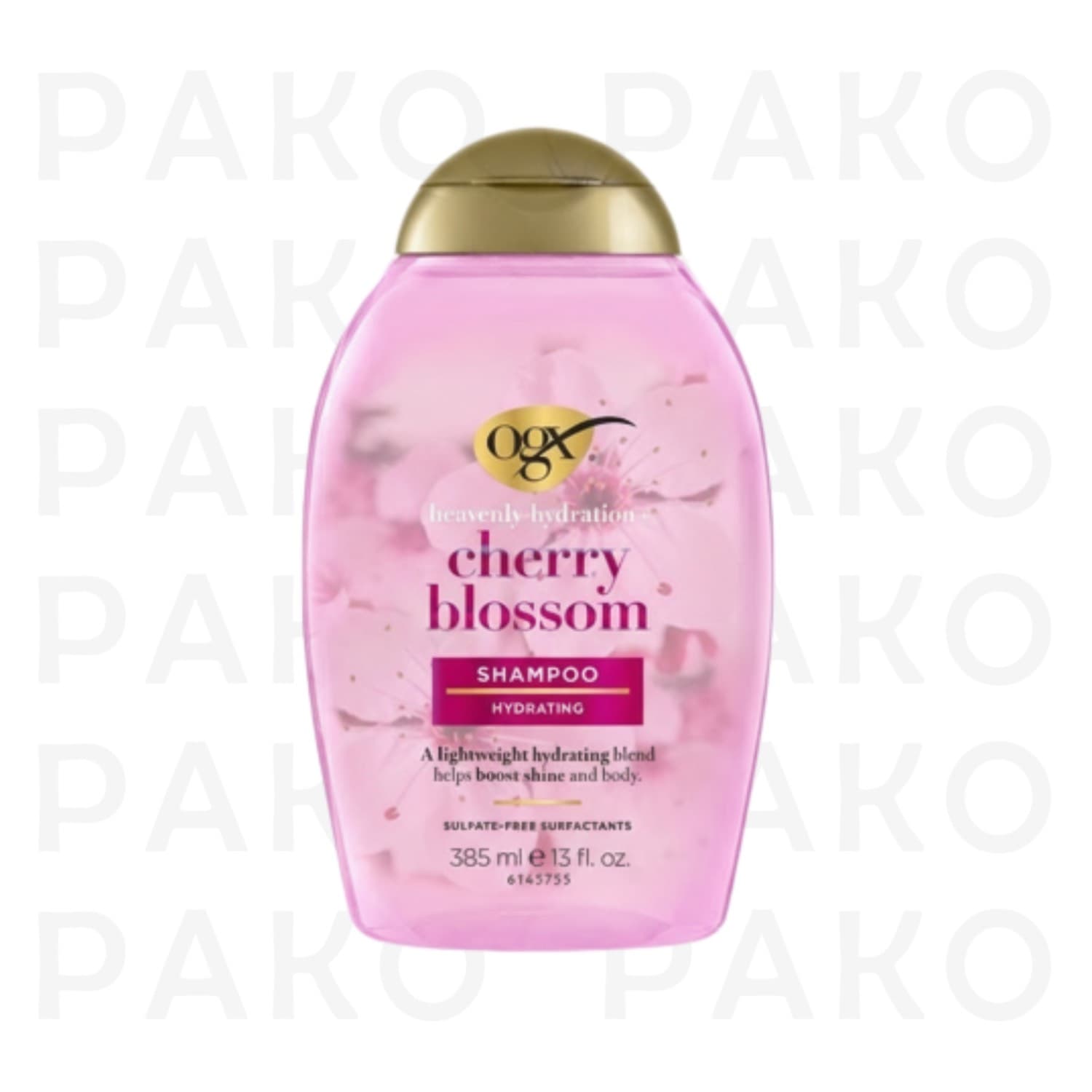 شامپو آبرسان آلبالو او جی ایکس OGX Hydration Cherry Blossom Shampoo — تصویر ۳