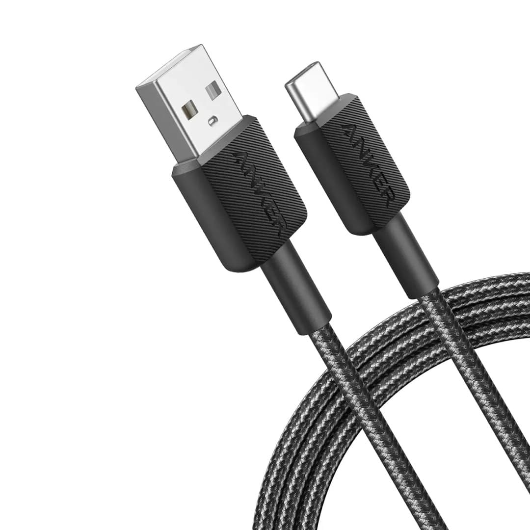 کابل شارژ سریع USB به تایپ سی انکر مدل Anker 322 A81H6 طول 1.8 متر — تصویر ۳