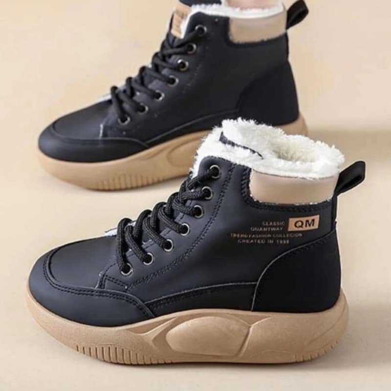 نیم بوت خزدار زنانه مدل فشن | ankle boots water proof — تصویر ۲
