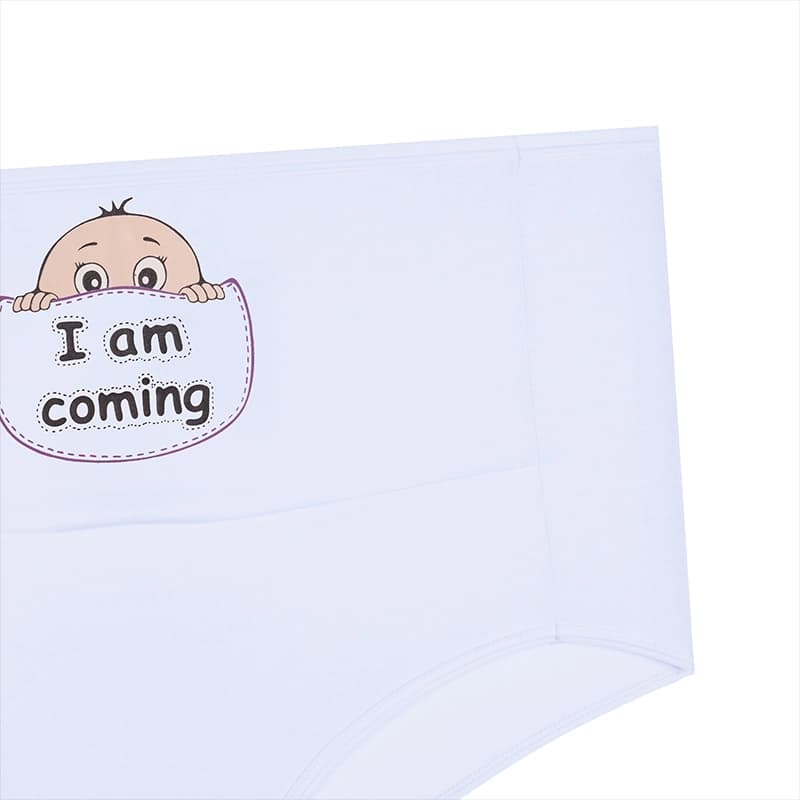 شورت بارداری زنانه اسلیپ طرح نینی I Am Coming برند نارین — تصویر ۲