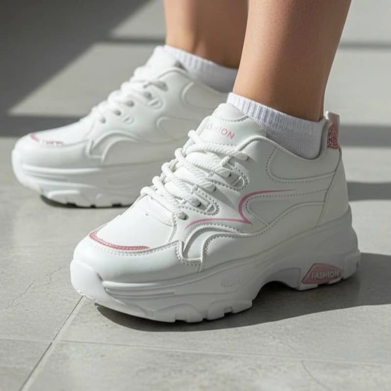 کتونی لژدار طبی زنانه مدل فشن فلای | Women’s Fashion Fly Sneakers — تصویر ۳