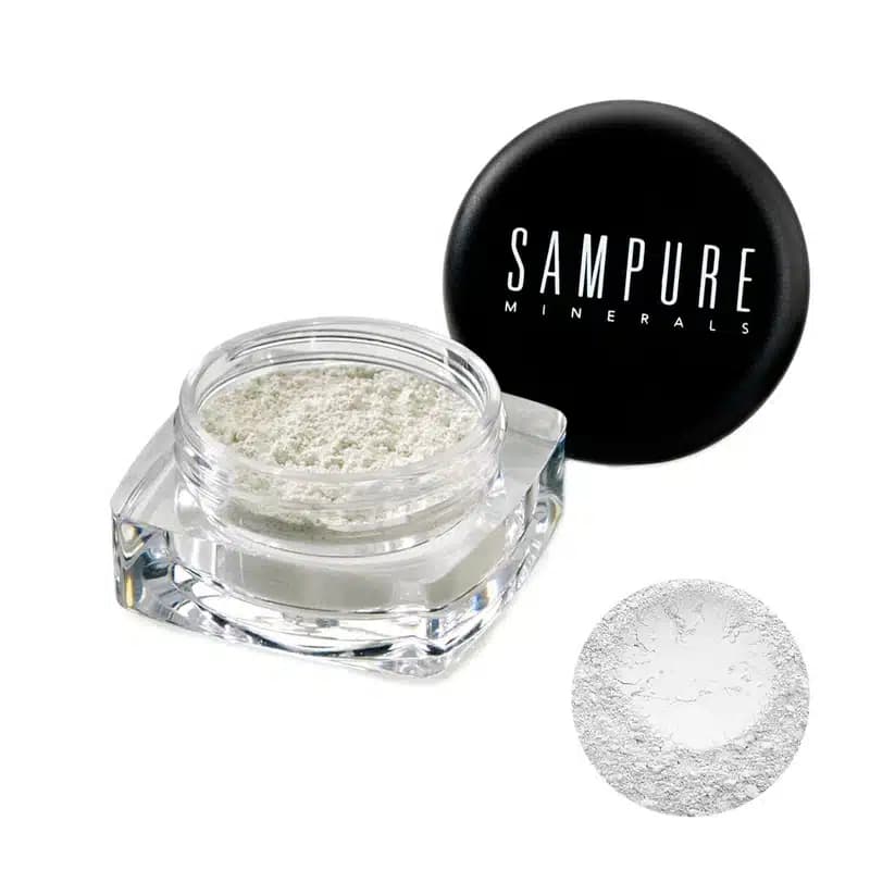 سایه چشم پودری مینرال ارگانیک سمپیور انگلستان-SAMPURE-SNOWFLAKE شماره 105 — تصویر ۲