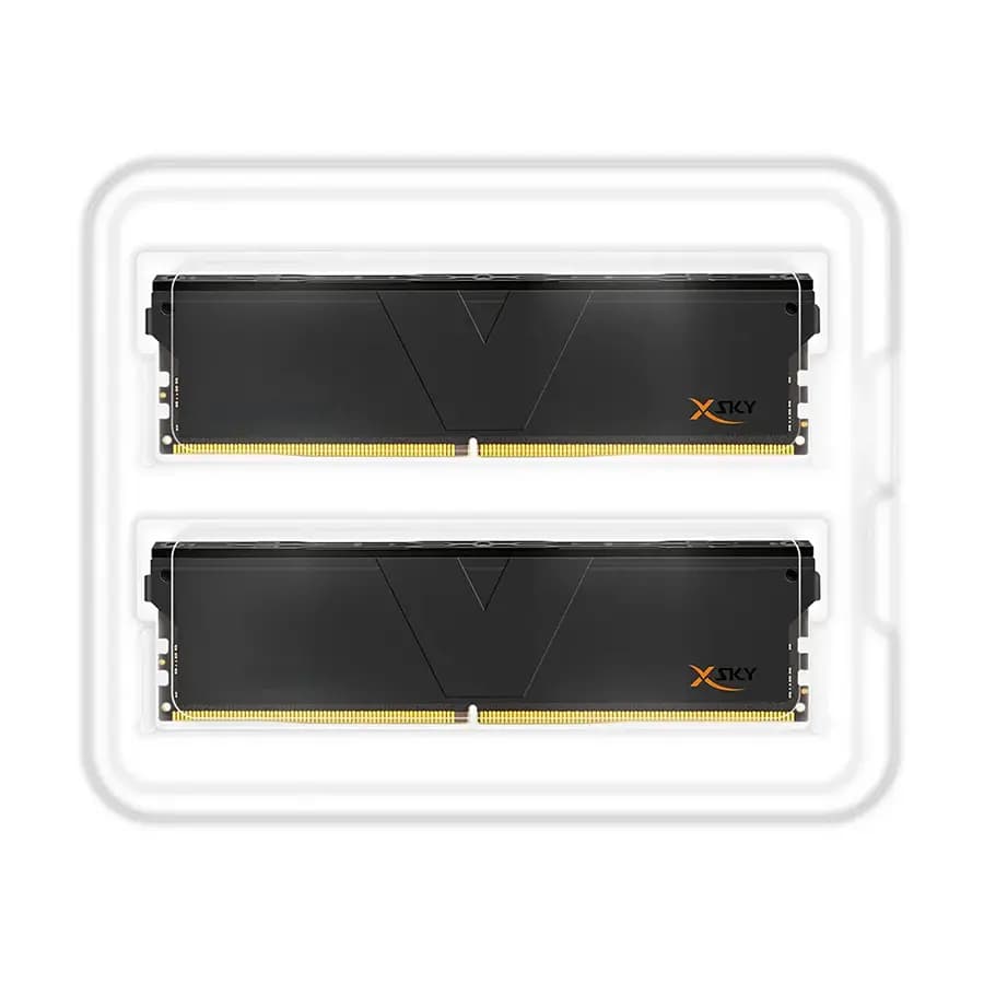 رم وی کالر مدل Manta XSky 32GB Dual 6000MHz CL28 DDR5 ظرفیت 32 گیگابایت — تصویر ۴