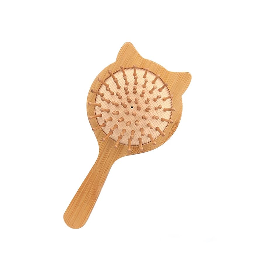 برس چوبی طرح گربه | Cat Design Wooden Brush